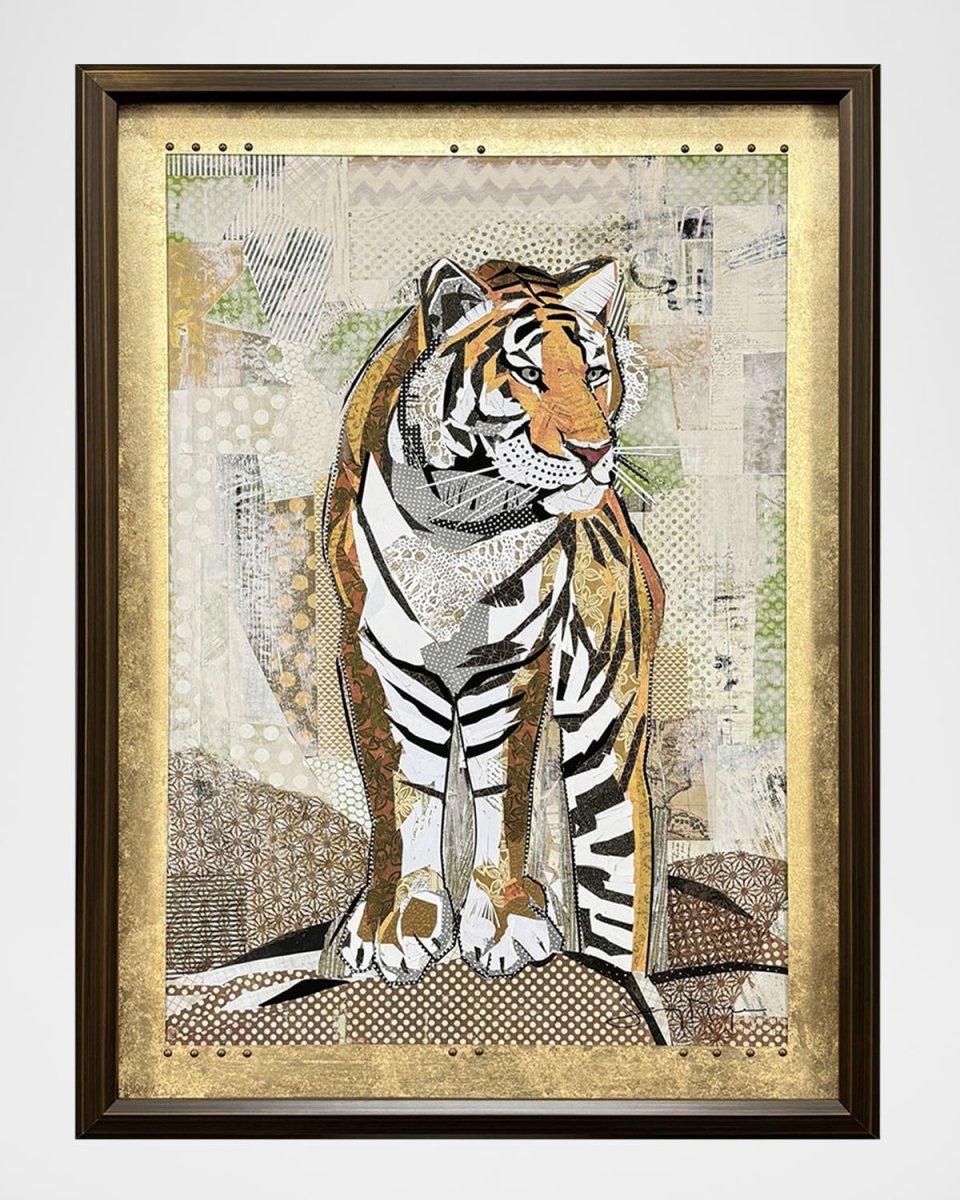 "Tiger Strength" Framed Giclee by Jenny McGee